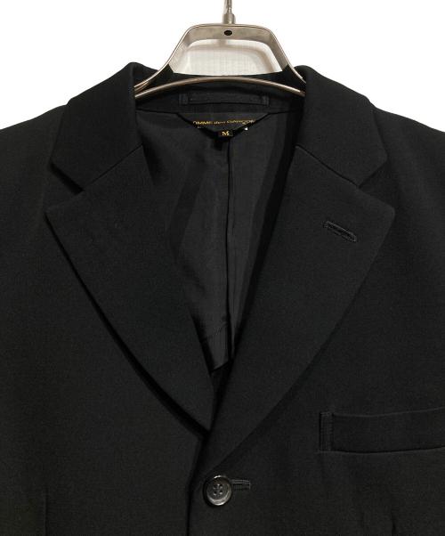 COMME des GARCONS（コムデギャルソン）COMME des GARCONS (コムデギャルソン) アシンメトリー断ち切りデザインコート/Asymmetrical design coat ブラック サイズ:Mの古着・服飾アイテム