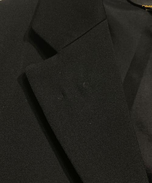 COMME des GARCONS（コムデギャルソン）COMME des GARCONS (コムデギャルソン) アシンメトリー断ち切りデザインコート/Asymmetrical design coat ブラック サイズ:Mの古着・服飾アイテム