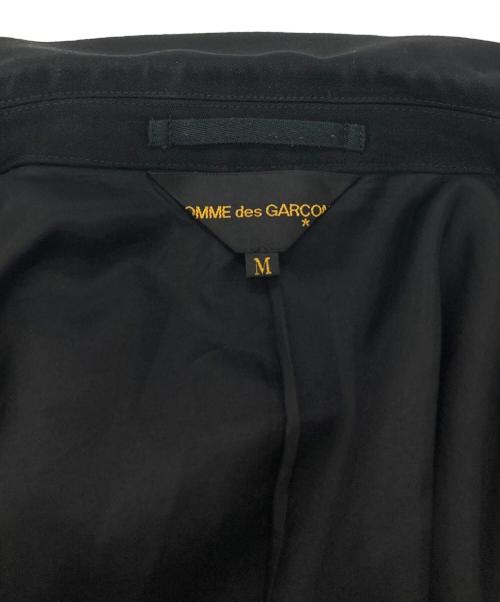 COMME des GARCONS（コムデギャルソン）COMME des GARCONS (コムデギャルソン) アシンメトリー断ち切りデザインコート/Asymmetrical design coat ブラック サイズ:Mの古着・服飾アイテム