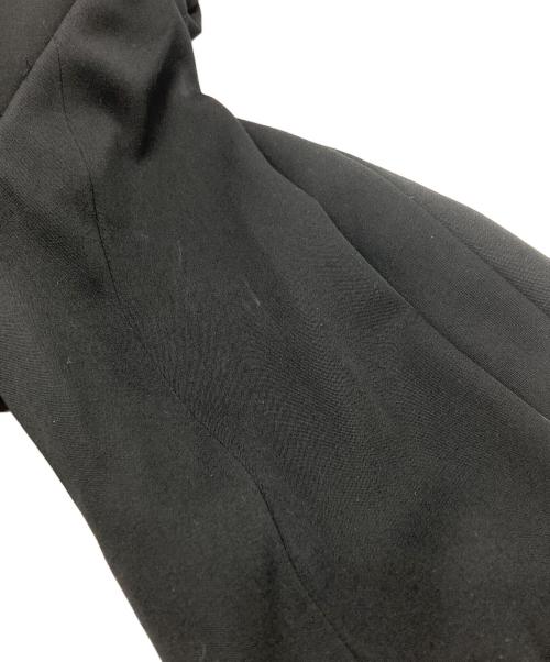 COMME des GARCONS（コムデギャルソン）COMME des GARCONS (コムデギャルソン) アシンメトリー断ち切りデザインコート/Asymmetrical design coat ブラック サイズ:Mの古着・服飾アイテム