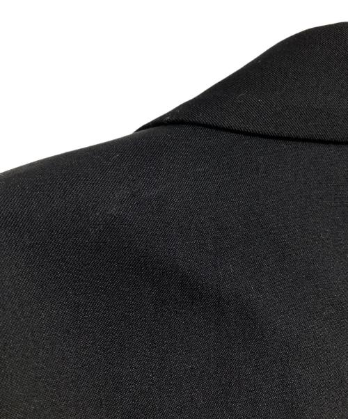 COMME des GARCONS HOMME PLUS（コムデギャルソンオムプリュス）COMME des GARCONS HOMME PLUS (コムデギャルソンオムプリュス) ウールギャバタキシードコート ブラック サイズ:Sの古着・服飾アイテム