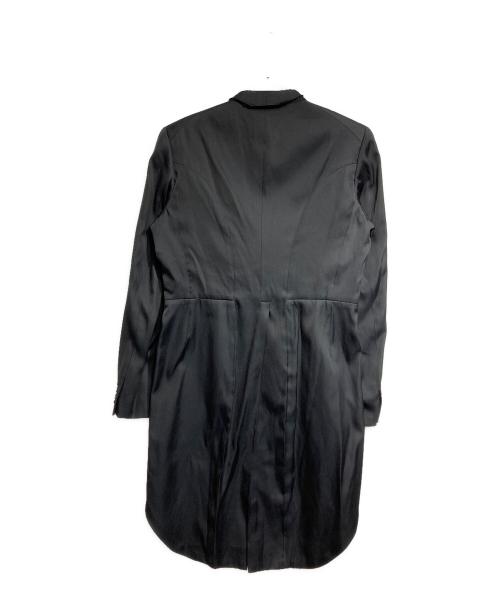 COMME des GARCONS HOMME PLUS（コムデギャルソンオムプリュス）COMME des GARCONS HOMME PLUS (コムデギャルソンオムプリュス) カットオフ燕尾ロングコート/Cut-off swallowtail long coat ブラック サイズ:Mの古着・服飾アイテム