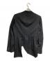 COMME des GARCONS HOMME PLUS (コムデギャルソンオムプリュス) 1Bカットオフデザインジャケット/Raw Edge Single-Button Jacket ブラック サイズ:S：40000円