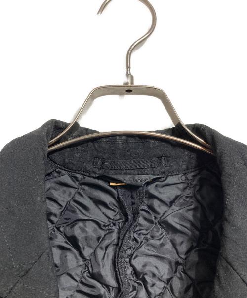 COMME des GARCONS（コムデギャルソン）COMME des GARCONS (コムデギャルソン) ポリ縮絨 パデットデザインジャケット ブラック サイズ:Mの古着・服飾アイテム