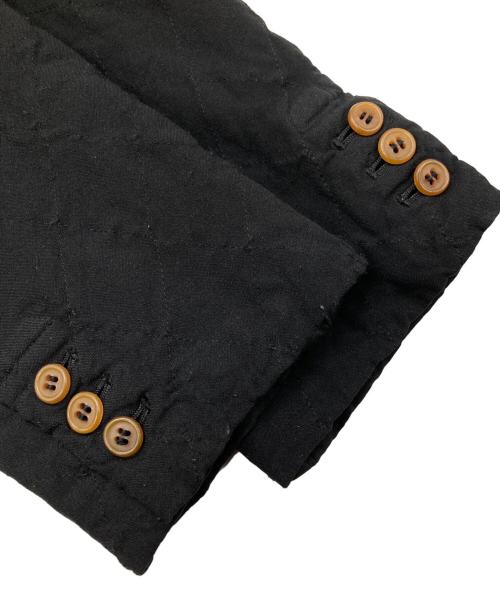 COMME des GARCONS（コムデギャルソン）COMME des GARCONS (コムデギャルソン) ポリ縮絨 パデットデザインジャケット ブラック サイズ:Mの古着・服飾アイテム