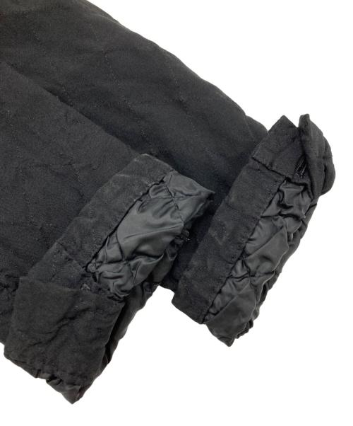 COMME des GARCONS（コムデギャルソン）COMME des GARCONS (コムデギャルソン) ポリ縮絨 パデットデザインジャケット ブラック サイズ:Mの古着・服飾アイテム