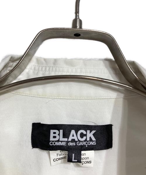 BLACK COMME des GARCONS（ブラックコムデギャルソン）BLACK COMME des GARCONS (ブラックコムデギャルソン) 蝶ネクタイデザインシャツ/Bow tie shirt ホワイト サイズ:Lの古着・服飾アイテム