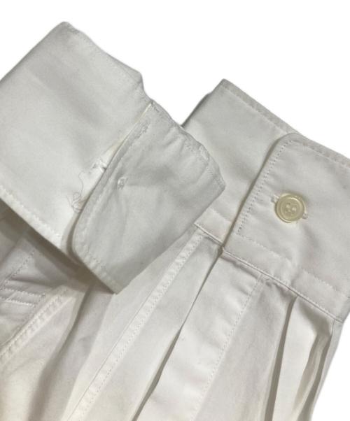 BLACK COMME des GARCONS（ブラックコムデギャルソン）BLACK COMME des GARCONS (ブラックコムデギャルソン) 蝶ネクタイデザインシャツ/Bow tie shirt ホワイト サイズ:Lの古着・服飾アイテム