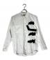 COMME des GARCONS HOMME PLUS（コムデギャルソンオムプリュス）の古着「ベロアパッチデザインシャツ」｜ホワイト