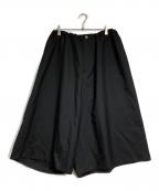 GROUND Yグラウンドワイ）の古着「ギャバギャザーサルエルパンツ/Gabardine Gathered Sarouel Pants」｜ブラック