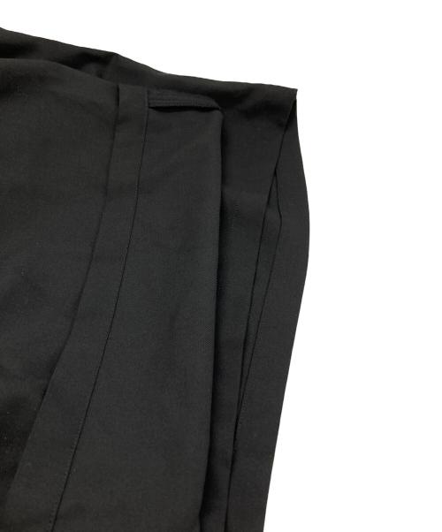 GROUND Y（グラウンドワイ）GROUND Y (グラウンドワイ) ギャバギャザーサルエルパンツ/Gabardine Gathered Sarouel Pants ブラック サイズ:3の古着・服飾アイテム