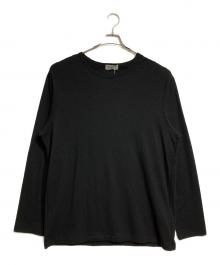 Yohji Yamamoto pour homme（ヨウジヤマモト プールオム）の古着「ウールエアー天竺カットソー/Wool Air Jersey Cut and Sewn」｜ブラック