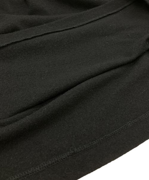 Yohji Yamamoto pour homme（ヨウジヤマモト プールオム）Yohji Yamamoto pour homme (ヨウジヤマモト プールオム) ウールエアー天竺カットソー/Wool Air Jersey Cut and Sewn ブラック サイズ:3の古着・服飾アイテム