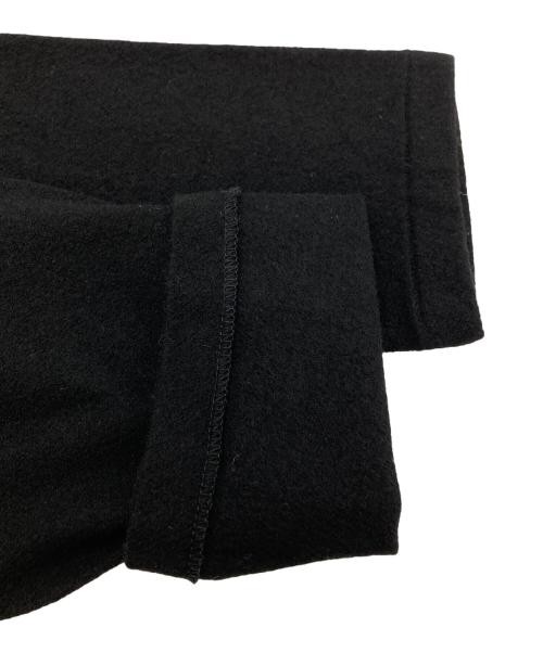 Yohji Yamamoto pour homme（ヨウジヤマモト プールオム）Yohji Yamamoto pour homme (ヨウジヤマモト プールオム) ウールエアー天竺カットソー/Wool Air Jersey Cut and Sewn ブラック サイズ:3の古着・服飾アイテム