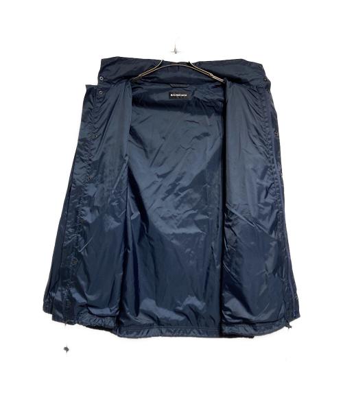 BALENCIAGA（バレンシアガ）BALENCIAGA (バレンシアガ) バックプリントトラックジャケット ネイビー サイズ:42の古着・服飾アイテム