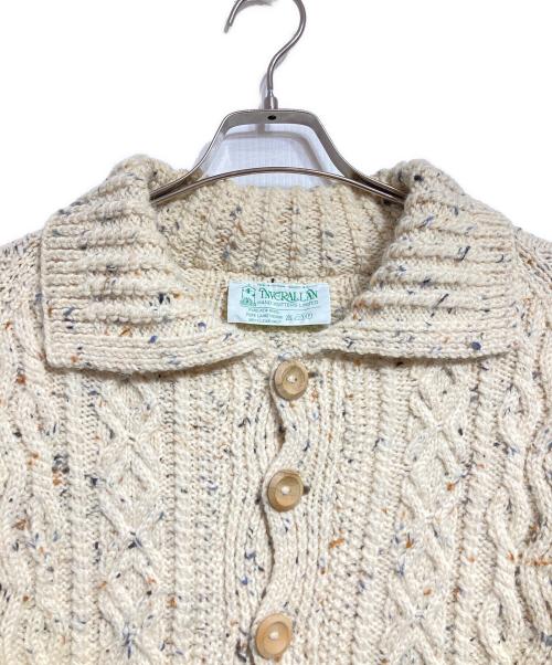 INVERALLAN（インバーアラン）INVERALLAN (インバーアラン) アランニットカーディガン/」Aran knit cardigan アイボリー サイズ:FREEの古着・服飾アイテム
