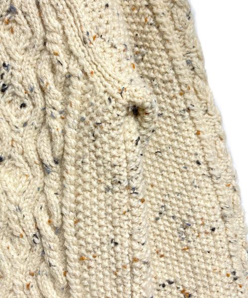 INVERALLAN（インバーアラン）INVERALLAN (インバーアラン) アランニットカーディガン/」Aran knit cardigan アイボリー サイズ:FREEの古着・服飾アイテム