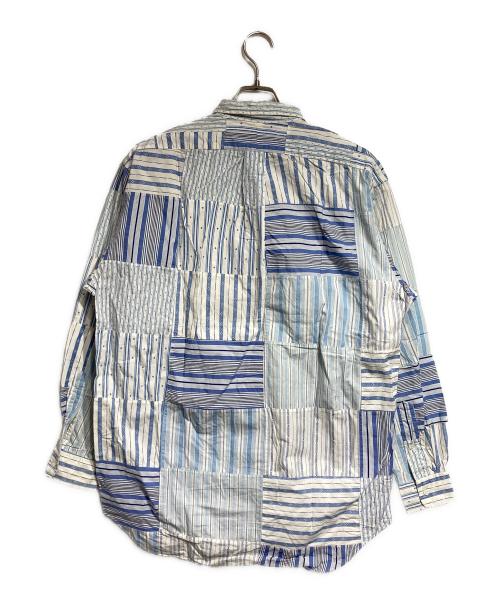 POLO COUNTRY（ポロカントリー）POLO COUNTRY (ポロカントリー) パッチワークシャツ/patchwork shirt ブルー サイズ:Ｍの古着・服飾アイテム