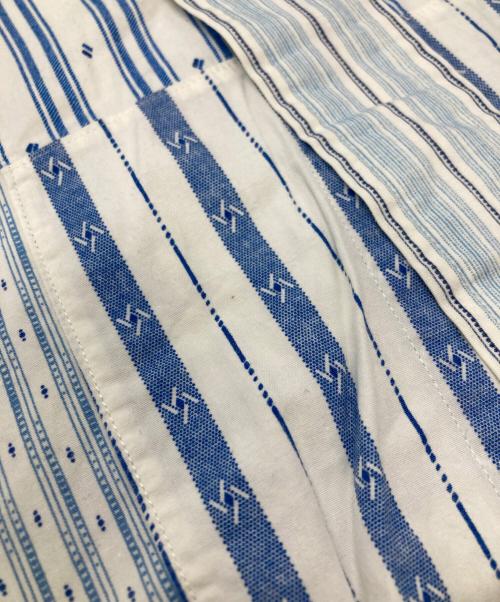 POLO COUNTRY（ポロカントリー）POLO COUNTRY (ポロカントリー) パッチワークシャツ/patchwork shirt ブルー サイズ:Ｍの古着・服飾アイテム