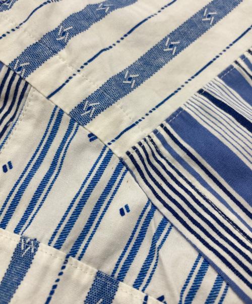 POLO COUNTRY（ポロカントリー）POLO COUNTRY (ポロカントリー) パッチワークシャツ/patchwork shirt ブルー サイズ:Ｍの古着・服飾アイテム