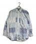 POLO COUNTRY（ポロカントリー）の古着「パッチワークシャツ/patchwork shirt」｜ブルー