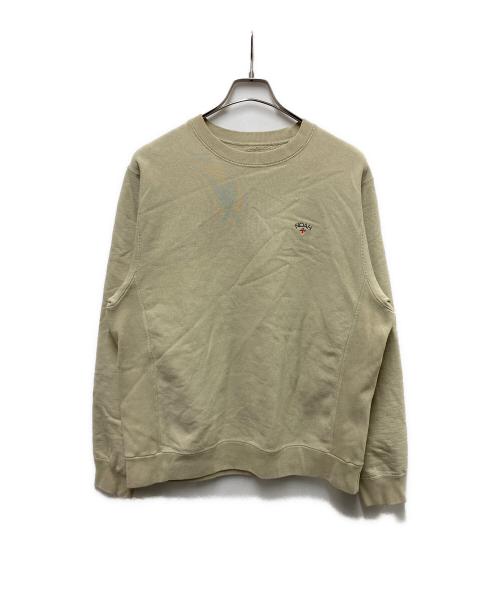 Noah（ノア）Noah (ノア) ワンポイントロゴスウェット ベージュ サイズ:Lの古着・服飾アイテム