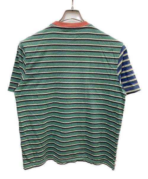 stussy（ステューシー）stussy (ステューシー) マルチボーダーTシャツ ベージュ サイズ:Sの古着・服飾アイテム