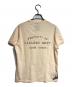 LANVIN (ランバン) GALLERY DEPT (ギャラリー デプト) ペイント加工ロゴTシャツ/Printed logo T-shirt オレンジ サイズ:L：10000円