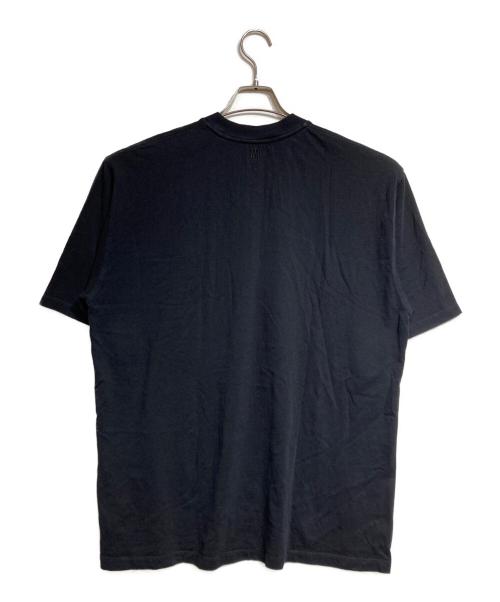 AMI Alexandre Mattiussi（アミアレクサンドルマテュッシ）AMI Alexandre Mattiussi (アミアレクサンドルマテュッシ) ロゴTシャツ/Logo Tee ブラック サイズ:Mの古着・服飾アイテム