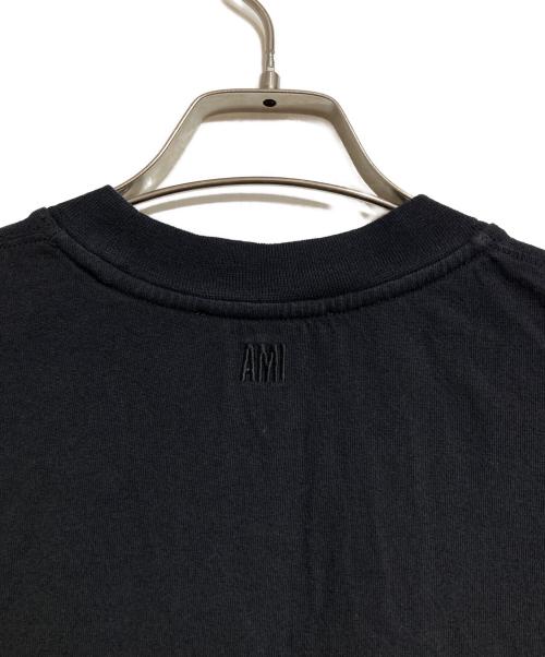 AMI Alexandre Mattiussi（アミアレクサンドルマテュッシ）AMI Alexandre Mattiussi (アミアレクサンドルマテュッシ) ロゴTシャツ/Logo Tee ブラック サイズ:Mの古着・服飾アイテム