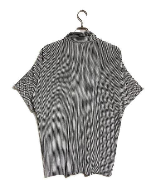 Y. PROJECT（ワイプロジェクト）Y. PROJECT (ワイプロジェクト) ACCORDION STROBE SHIRT/アコーディオンストローブシャツ ブラック サイズ:Mの古着・服飾アイテム