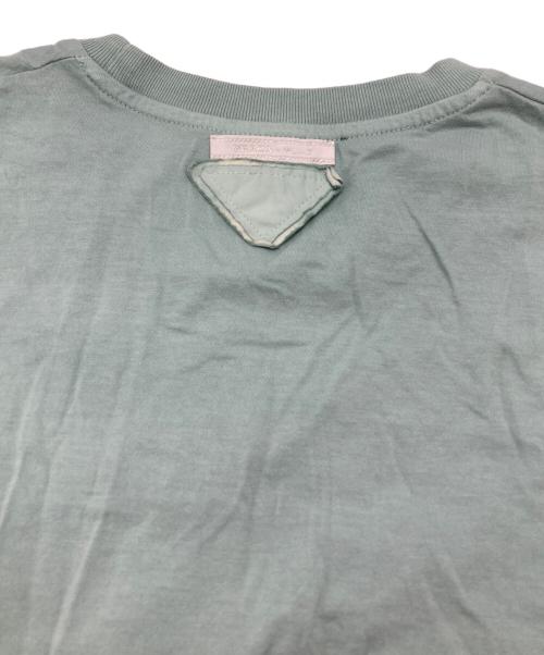 PRADA（プラダ）PRADA (プラダ) ユニコーン刺繍Tシャツ/Embroidered unicorn T-shirt ブルー サイズ:Mの古着・服飾アイテム