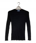 PRADAプラダ）の古着「コットンリブニット/Cotton rib knit」｜ブラック