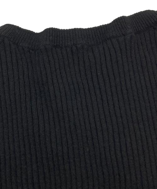 PRADA（プラダ）PRADA (プラダ) コットンリブニット/Cotton rib knit ブラック サイズ:42の古着・服飾アイテム