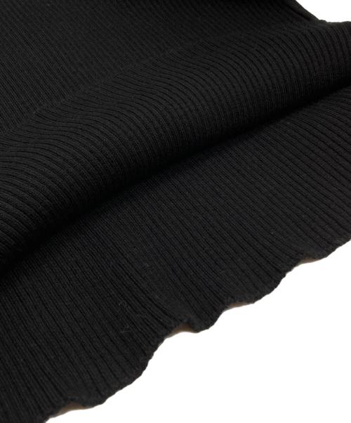 PRADA（プラダ）PRADA (プラダ) コットンリブニット/Cotton rib knit ブラック サイズ:42の古着・服飾アイテム