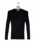 PRADA（プラダ）の古着「コットンリブニット/Cotton rib knit」｜ブラック