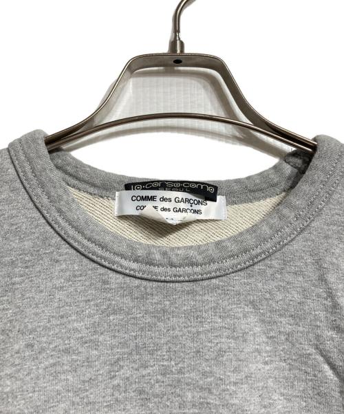 COMME des GARCONS COMME des GARCONS（コムデギャルソン コムデギャルソン）COMME des GARCONS COMME des GARCONS 10 corso como (ディエチ コルソコモ) フリルカッティングスウェット/Frill Cutting Sweatshirt グレー サイズ:Mの古着・服飾アイテム