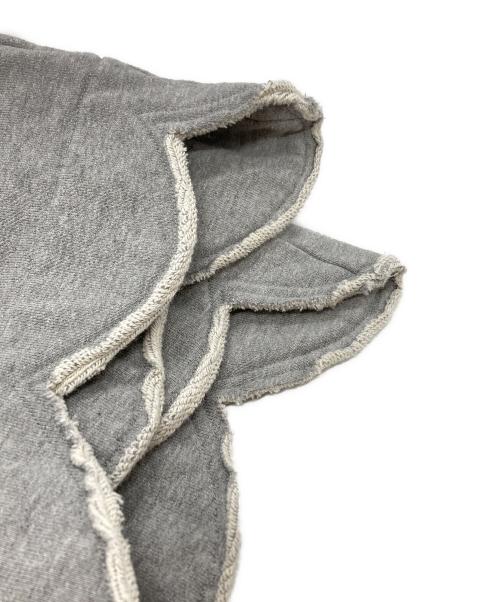 COMME des GARCONS COMME des GARCONS（コムデギャルソン コムデギャルソン）COMME des GARCONS COMME des GARCONS 10 corso como (ディエチ コルソコモ) フリルカッティングスウェット/Frill Cutting Sweatshirt グレー サイズ:Mの古着・服飾アイテム