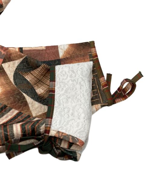 Acne studios（アクネ ストゥディオス）Acne studios (アクネ ストゥディオス) 10 corso como (ディエチ コルソコモ) Patchwork Jacquard Woven Jacket/パッチワークジャカードウーブンジャケット ブラウン サイズ:Mの古着・服飾アイテム