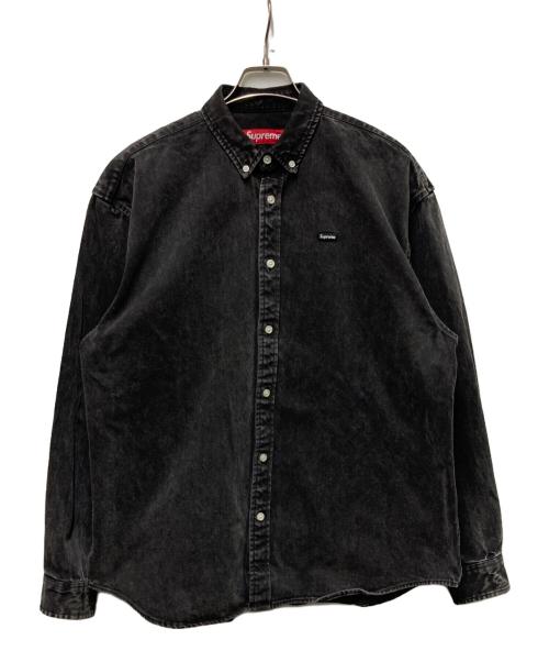 SUPREME（シュプリーム）Supreme (シュプリーム) Small Box Denim Shirt ブラック サイズ:Ｍの古着・服飾アイテム