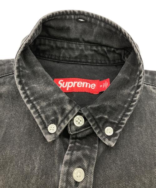SUPREME（シュプリーム）Supreme (シュプリーム) Small Box Denim Shirt ブラック サイズ:Ｍの古着・服飾アイテム