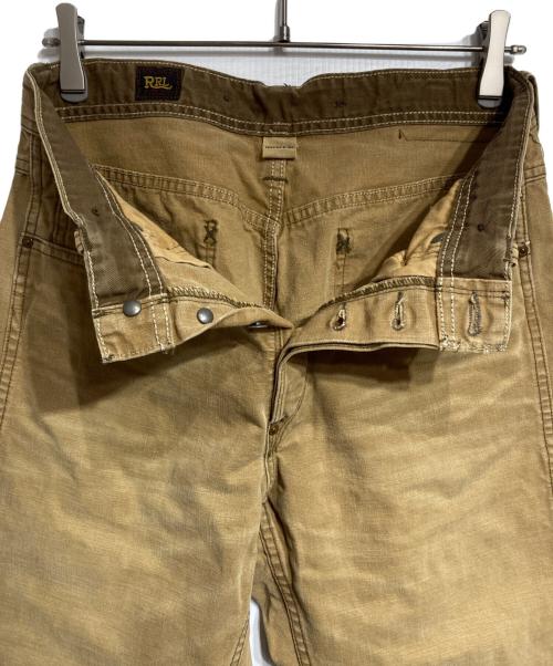 RRL（ダブルアールエル）RRL (ダブルアールエル) VINTAGE 5POCKET CANVAS PANTS/ヴィンテージ5ポケットキャンバスパンツ ブラウン サイズ:W30L30の古着・服飾アイテム
