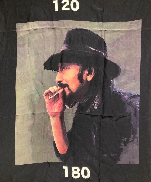 YOHJI YAMAMOTO（ヨウジヤマモト）YOHJI YAMAMOTO (ヨウジヤマモト) シルクスカーフ/silk scarf ブラックの古着・服飾アイテム