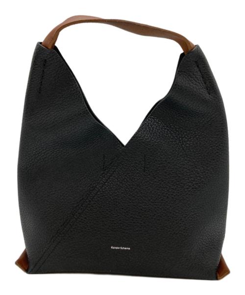 HENDER SCHEME（エンダースキーマ）Hender Scheme (エンダースキーマ) Triangle BAG/トライアングルバッグ ブラック×ブラウンの古着・服飾アイテム