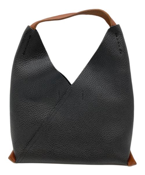HENDER SCHEME（エンダースキーマ）Hender Scheme (エンダースキーマ) Triangle BAG/トライアングルバッグ ブラック×ブラウンの古着・服飾アイテム