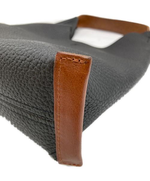 HENDER SCHEME（エンダースキーマ）Hender Scheme (エンダースキーマ) Triangle BAG/トライアングルバッグ ブラック×ブラウンの古着・服飾アイテム