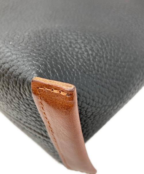 HENDER SCHEME（エンダースキーマ）Hender Scheme (エンダースキーマ) Triangle BAG/トライアングルバッグ ブラック×ブラウンの古着・服飾アイテム