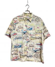 reyn spooner（レイン スプナー）の古着「総柄シャツ/All-over print shirt」｜ベージュ×グリーン