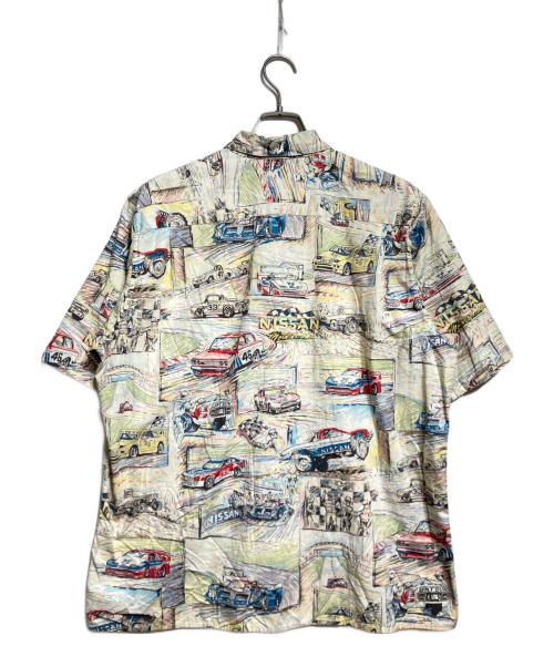 reyn spooner（レイン スプナー）reyn spooner (レイン スプナー) 総柄シャツ/All-over print shirt ベージュ×グリーン サイズ:Lの古着・服飾アイテム