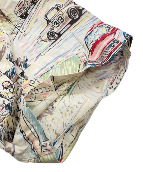 reyn spooner（レイン スプナー）reyn spooner (レイン スプナー) 総柄シャツ/All-over print shirt ベージュ×グリーン サイズ:Lの古着・服飾アイテム